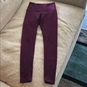 Fleo purple El Toro leggings full length